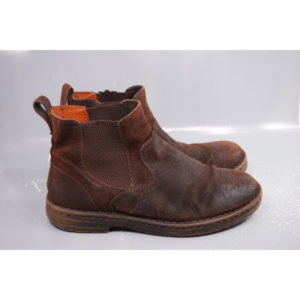 Born Hemlock Chelsea Boots Mens 10 M Distressed Brown Leather Hipster Preppy
